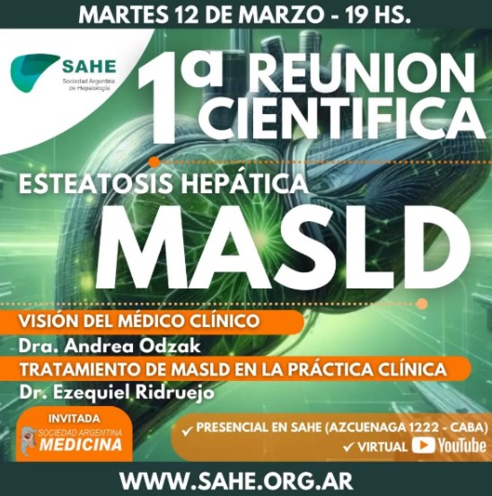 Primera Reunión Científica: «Esteatosis Hepática MASLD»