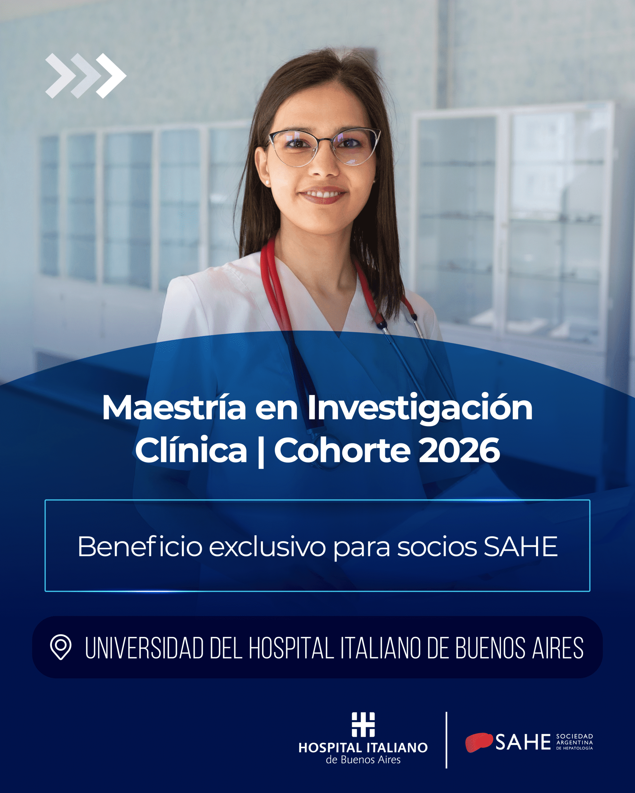 ¡Beneficio exclusivo para socios SAHE! Universidad del Hospital Italiano de Buenos Aires