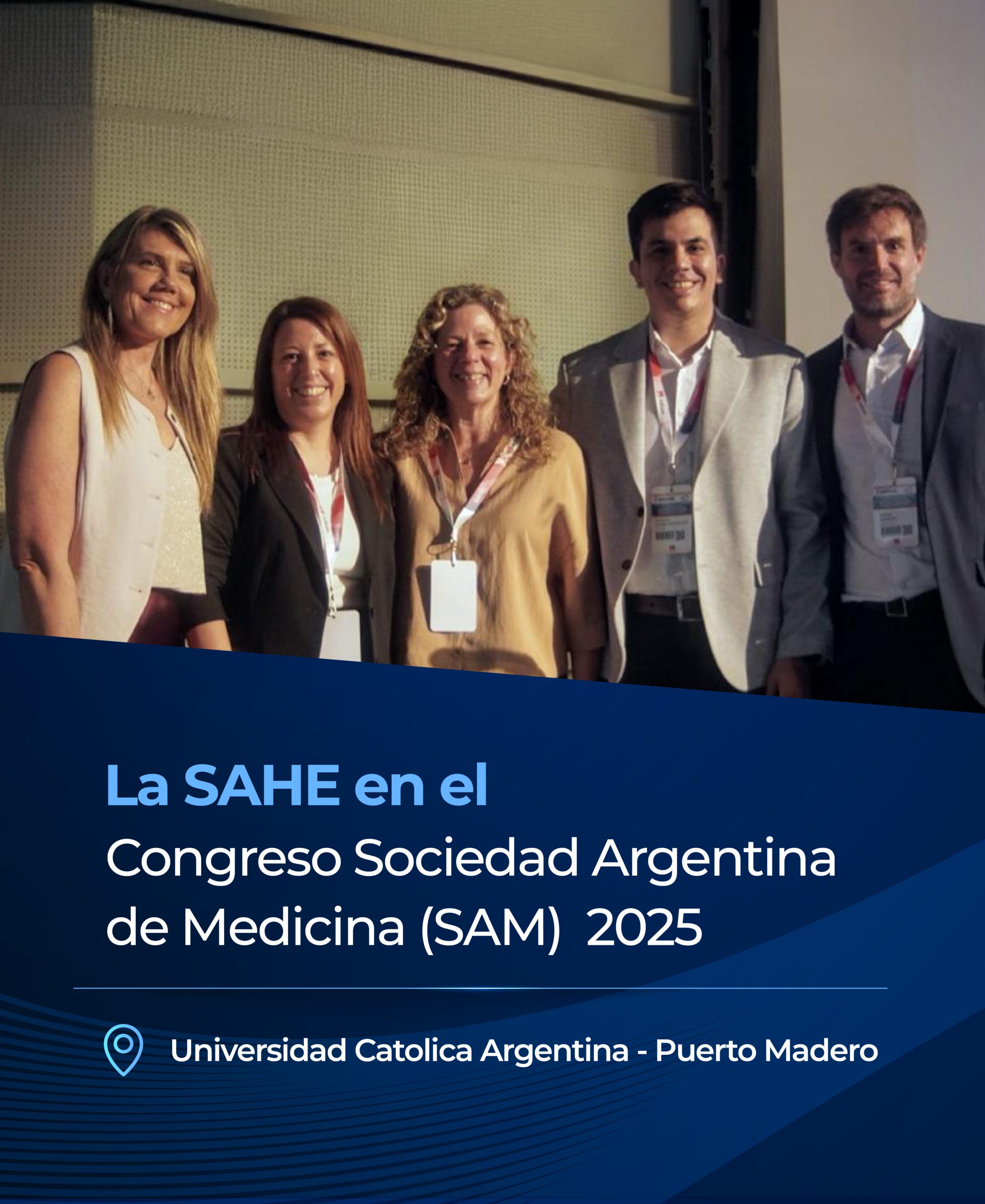 La SAHE en el Congreso Sociedad Argentina de Medicina (SAM) 2025