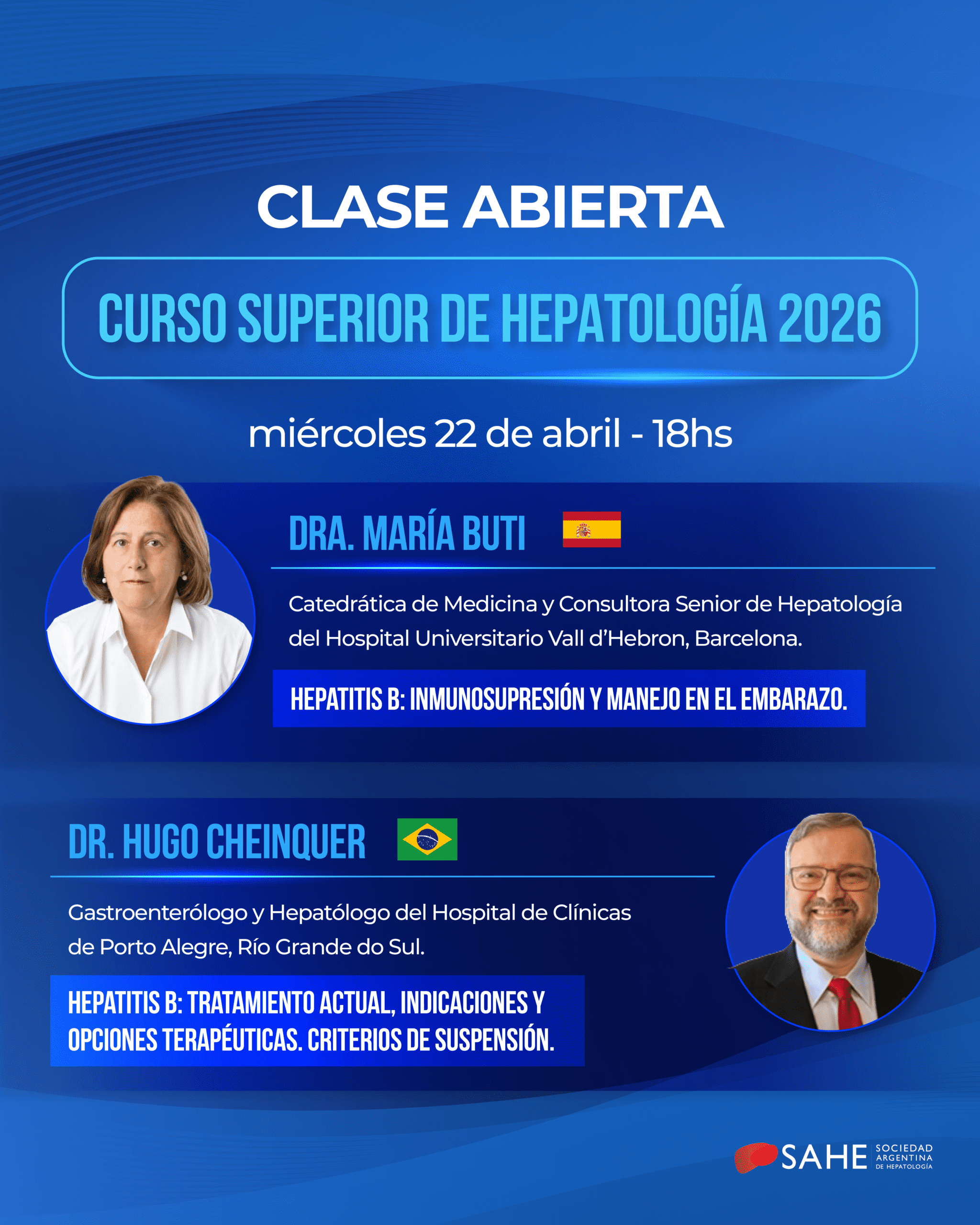 Clase Abierta – Curso Superior de Hepatología 2026